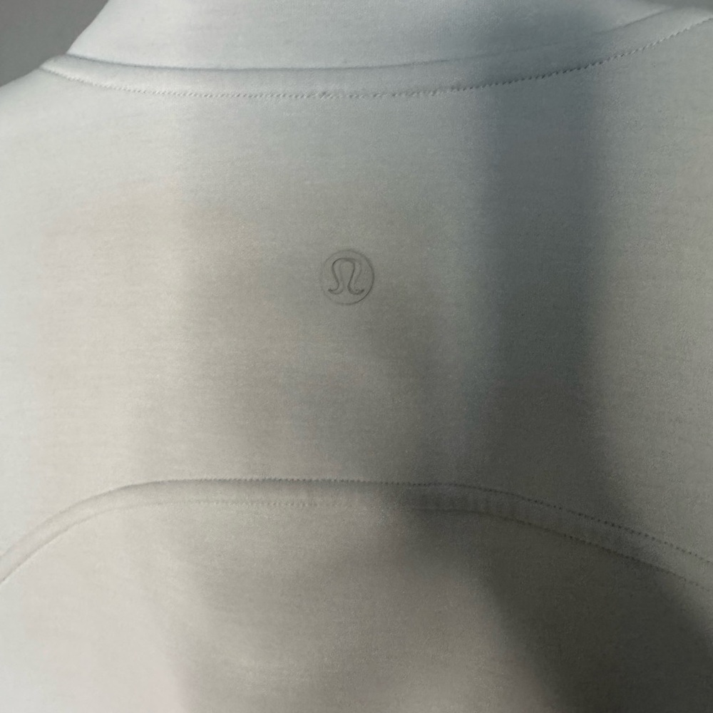 Lululemon Brushed Sofstreme Half Zip Size 10 Bone - image 4